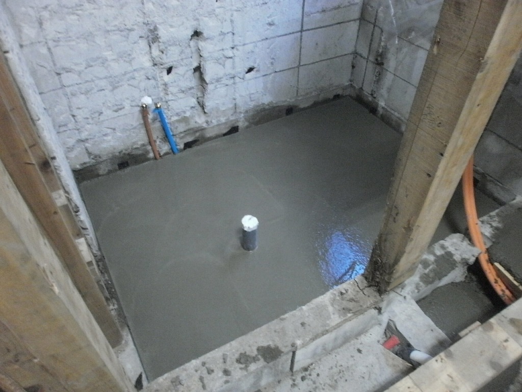 浴室土間コンクリート